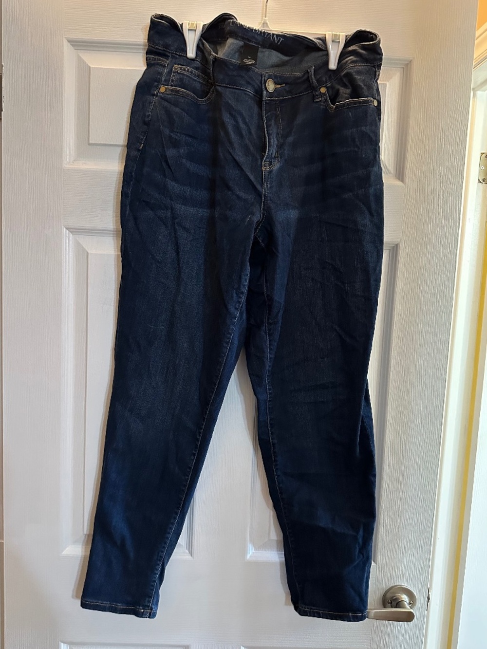 Lane Bryant Dark Indigo Stretch Jeans Size 16 Classic Slim Fit Like New